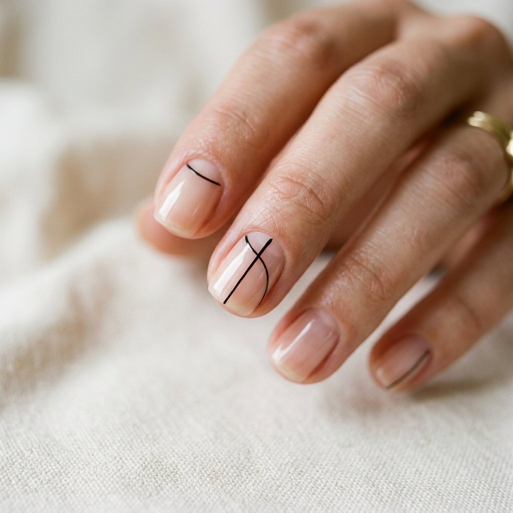 Negative Space Nail Inspiration