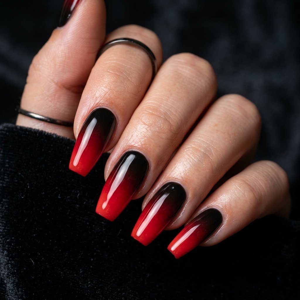 Aries Ombre Nail Ideas