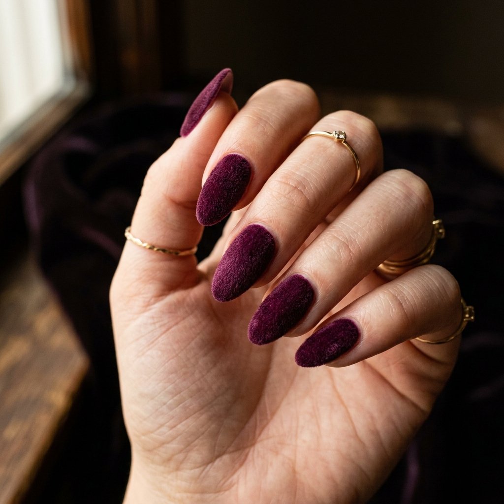 Velvet Winter Nails