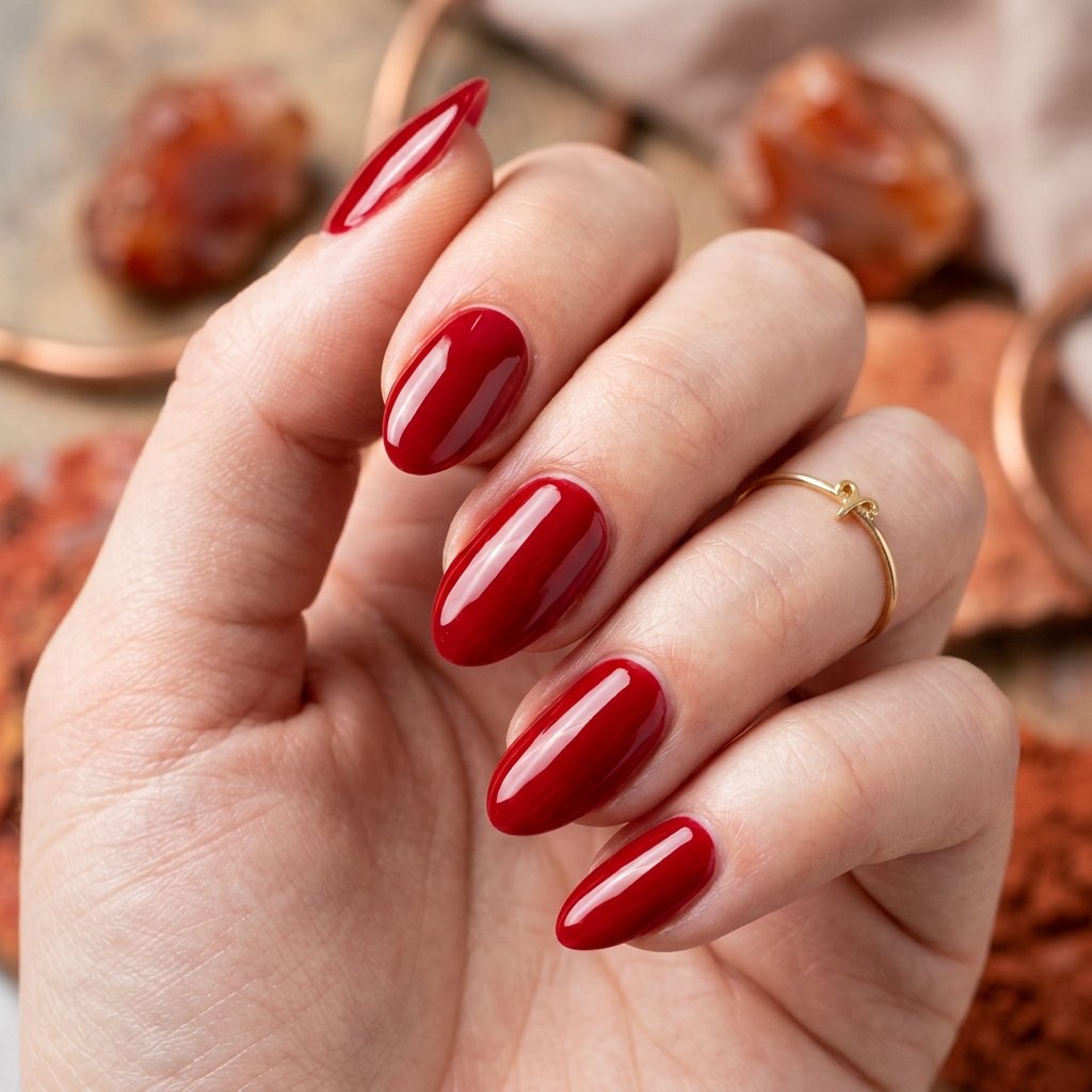 Aries Red Nail Ideas