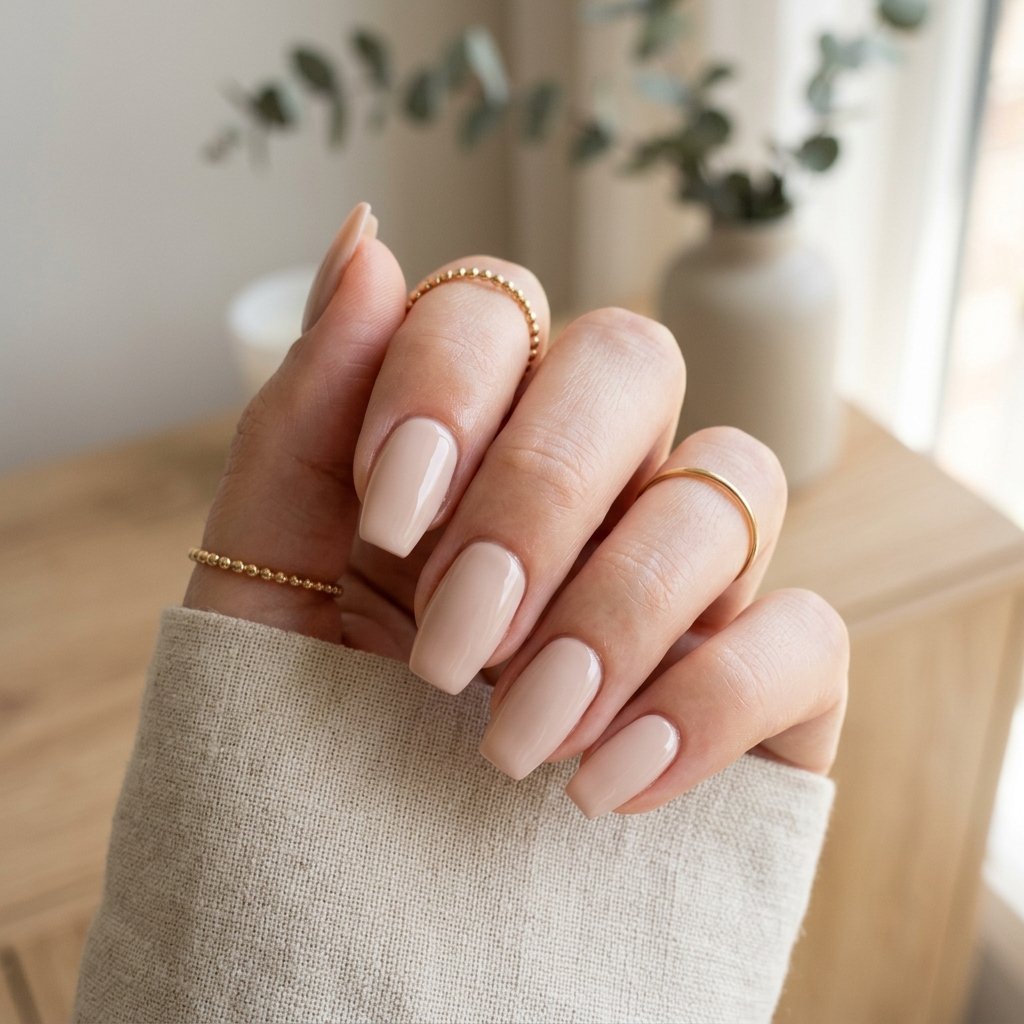 Coffin Shape Nail Inspiration
