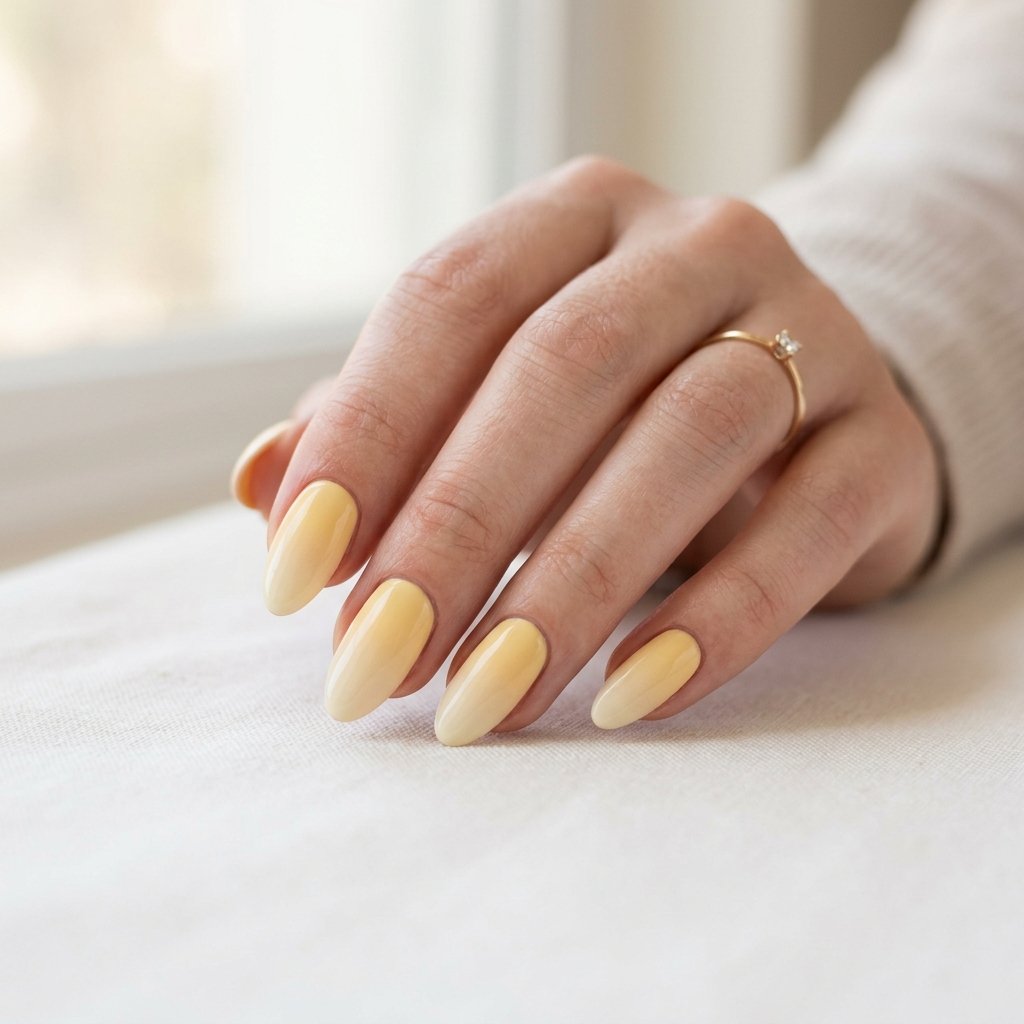Soft Yellow Ombre Nail Ideas