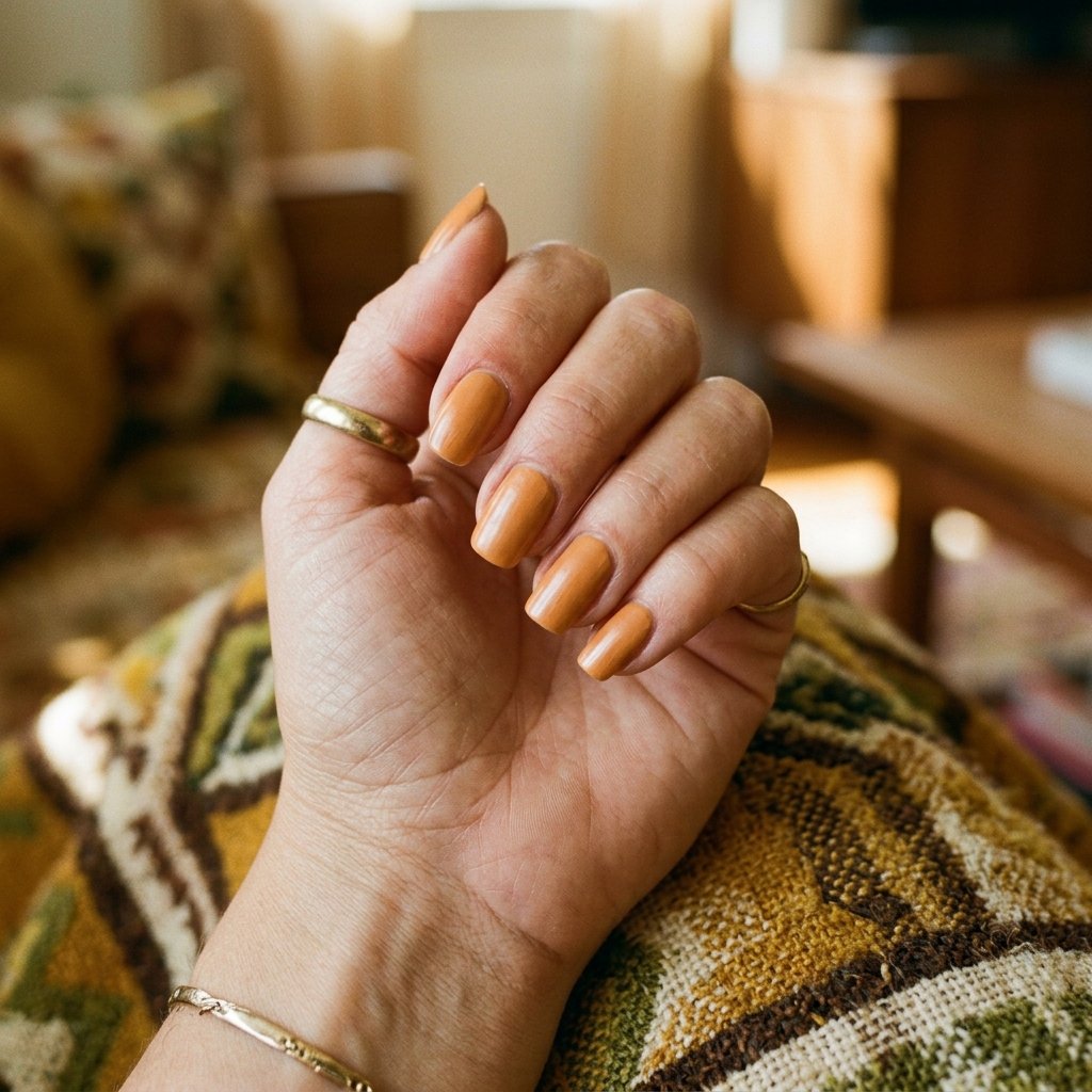 35 Modern Orange Fall Nails Ideas From Rust to Pumpkin 35 Vintage Orange Nail Ideas