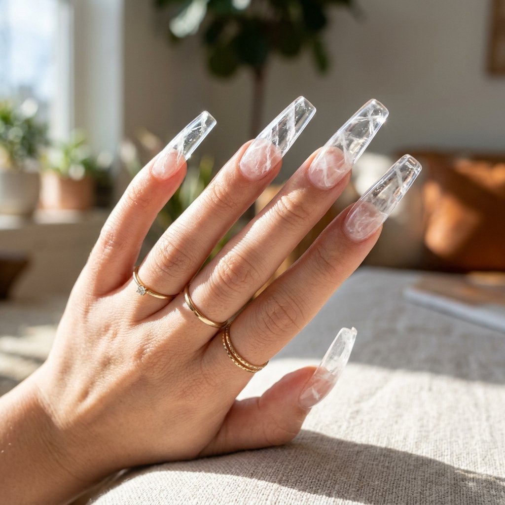 Ethereal Clear Quartz Crystal Ice