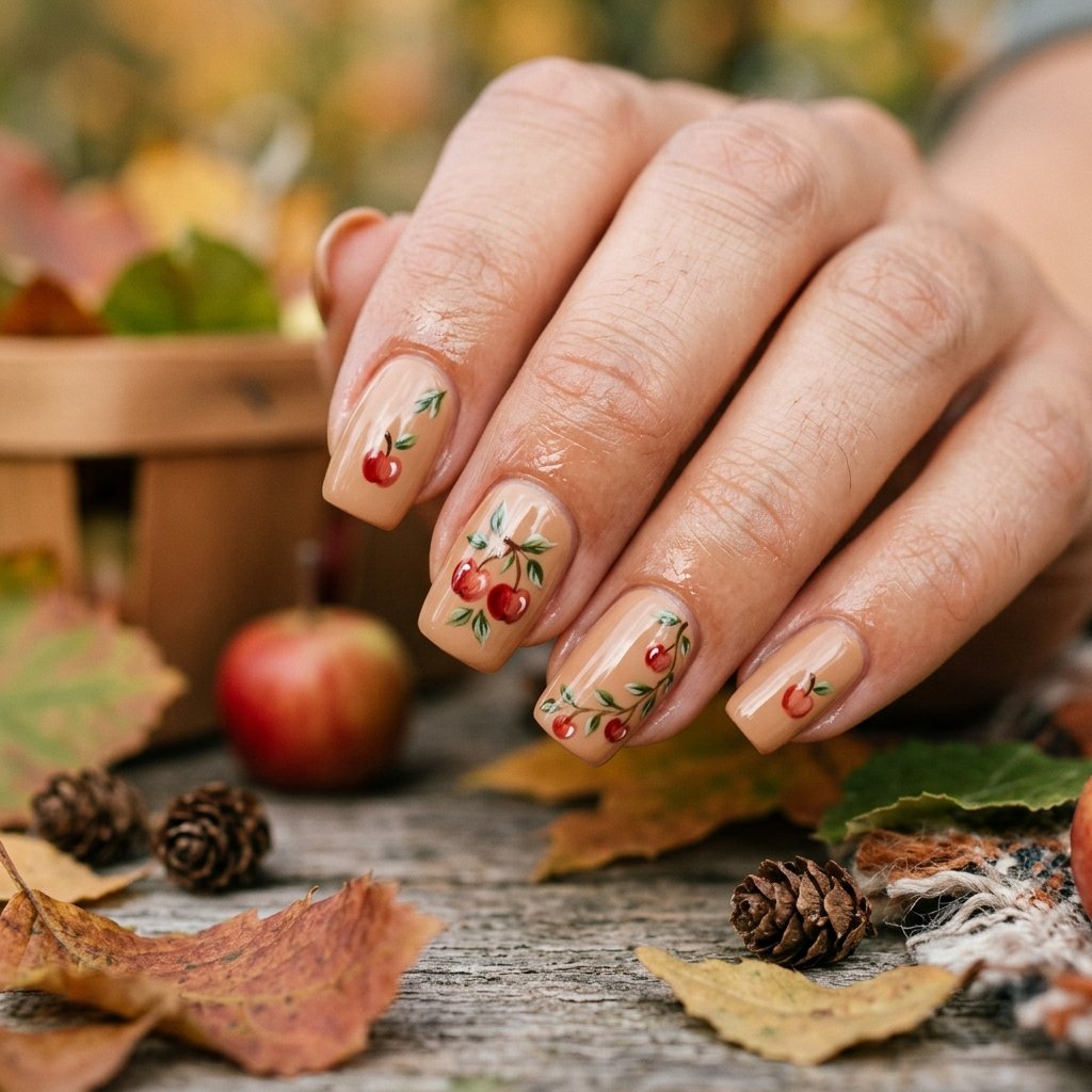 Cute Apple Nail Ideas