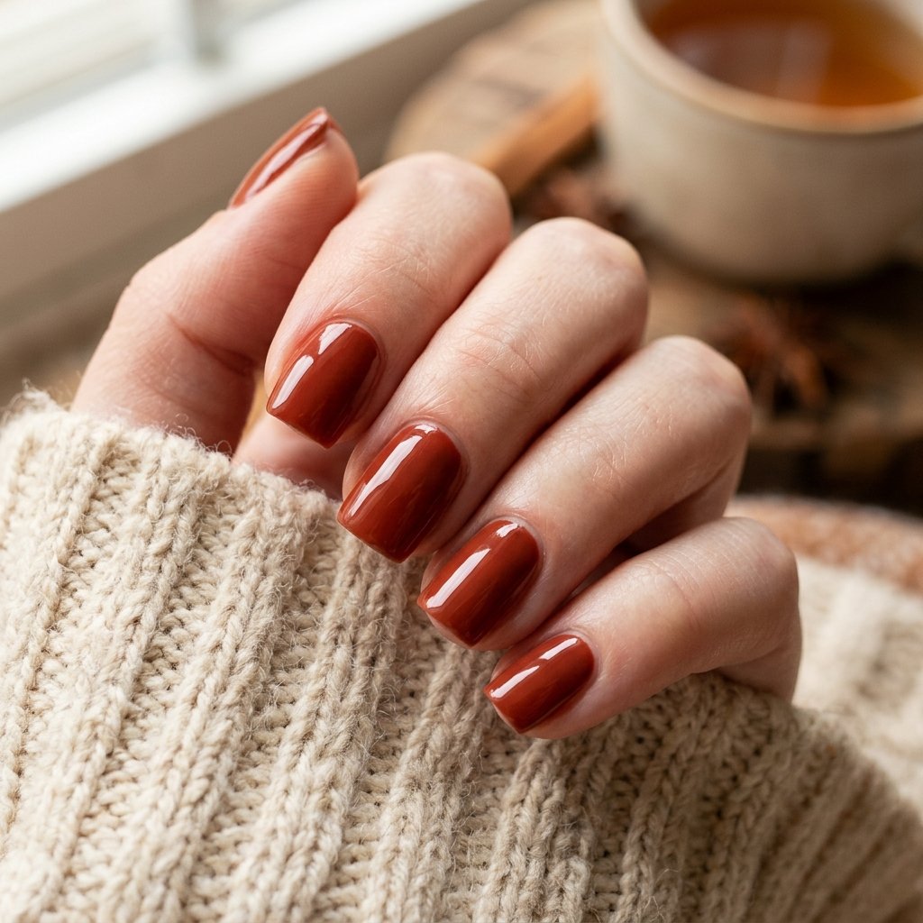30 Fall Nails Ideas to Inspire Your Next Manicure This Season 2026 10 Cinnamon Spice Nail Ideas