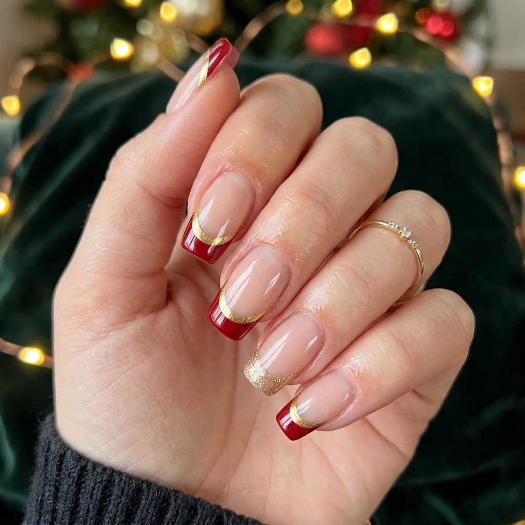 Dual-Tone French Tip Reimagined