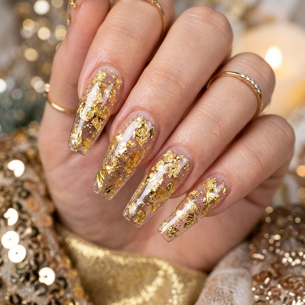 Gold Foil Embedded Accents