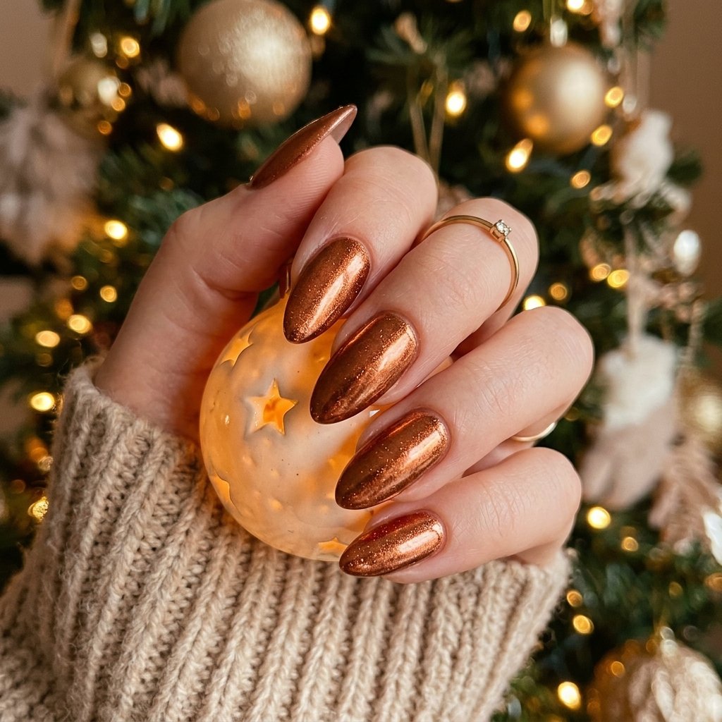 Copper Chrome Almond Finish