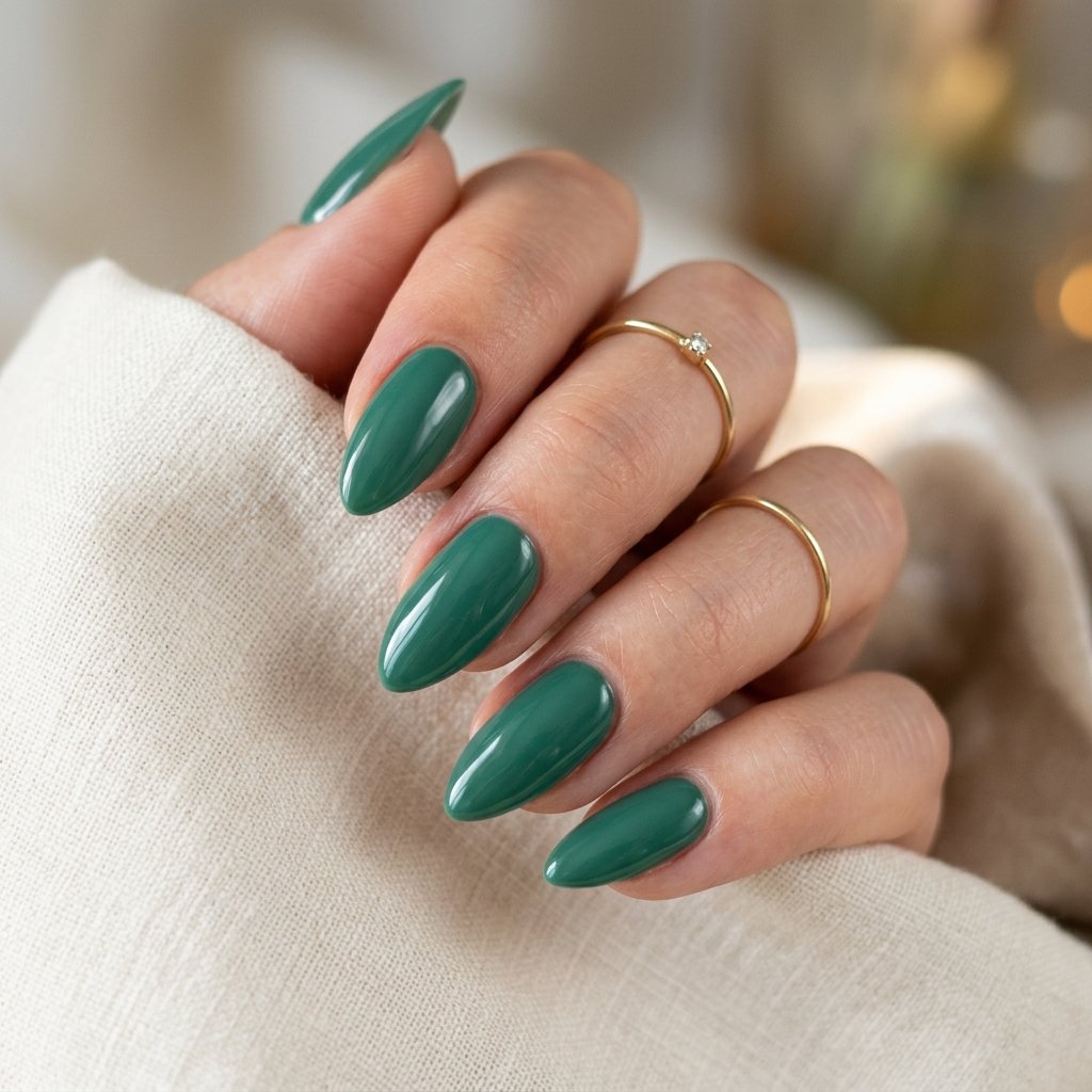 Jade Almond Shape Nail Ideas