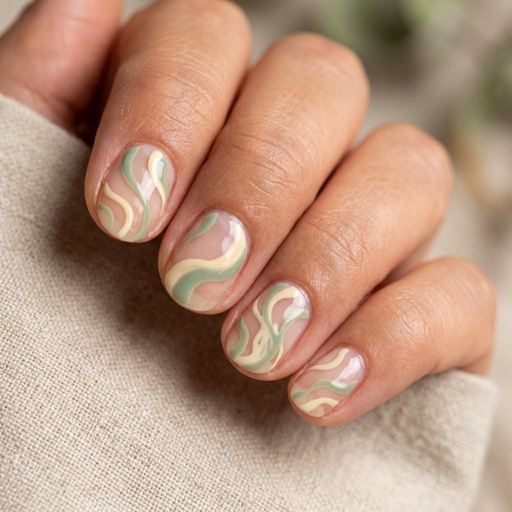 Retro Sage and Cream