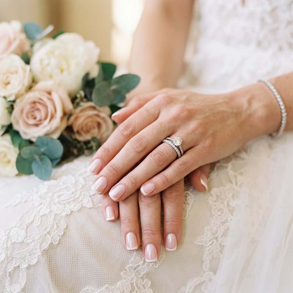 Bridal French Nail Ideas