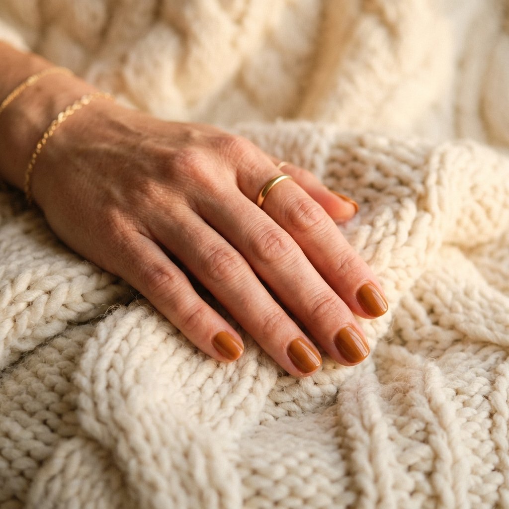 Warm Caramel Nail Ideas