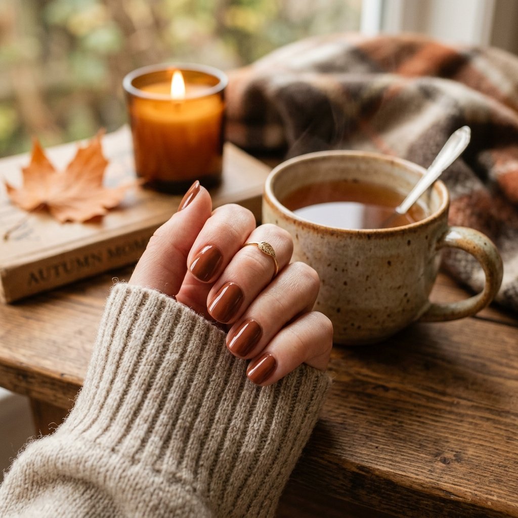 Cinnamon Spice Nail Ideas