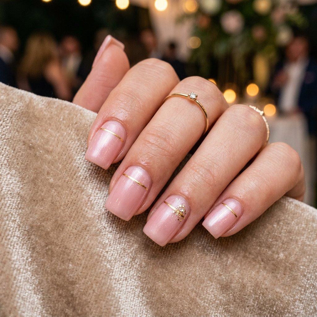 Pink and Gold Nail Ideas