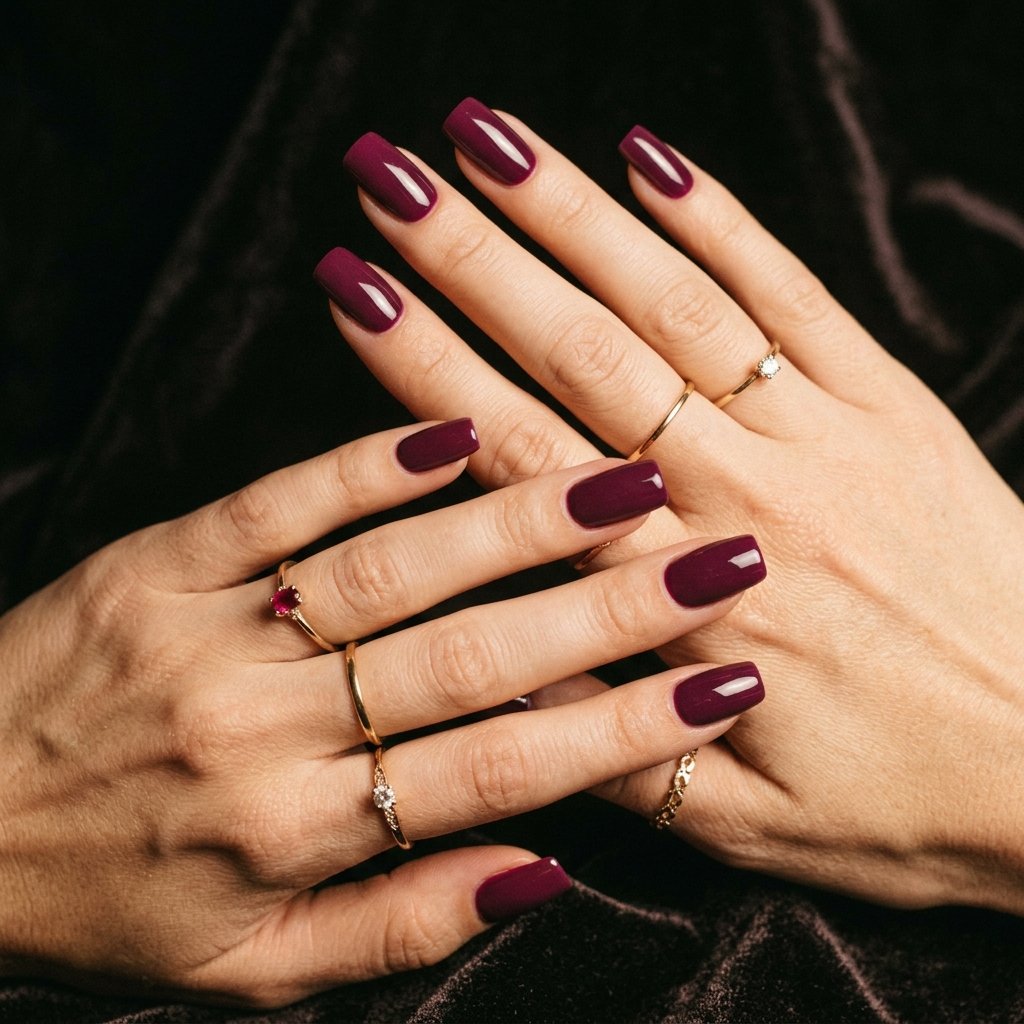 Deep Berry Nail Ideas