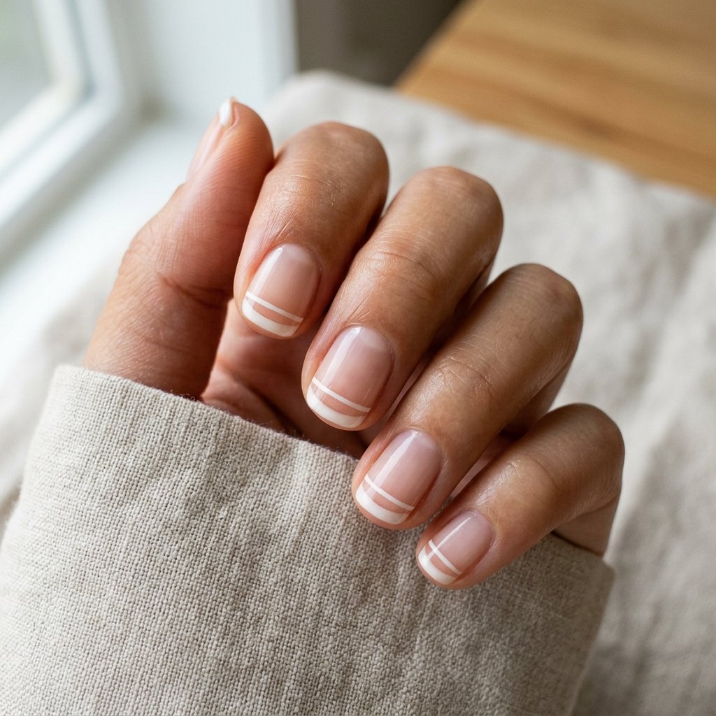 Negative Space French Nail Ideas