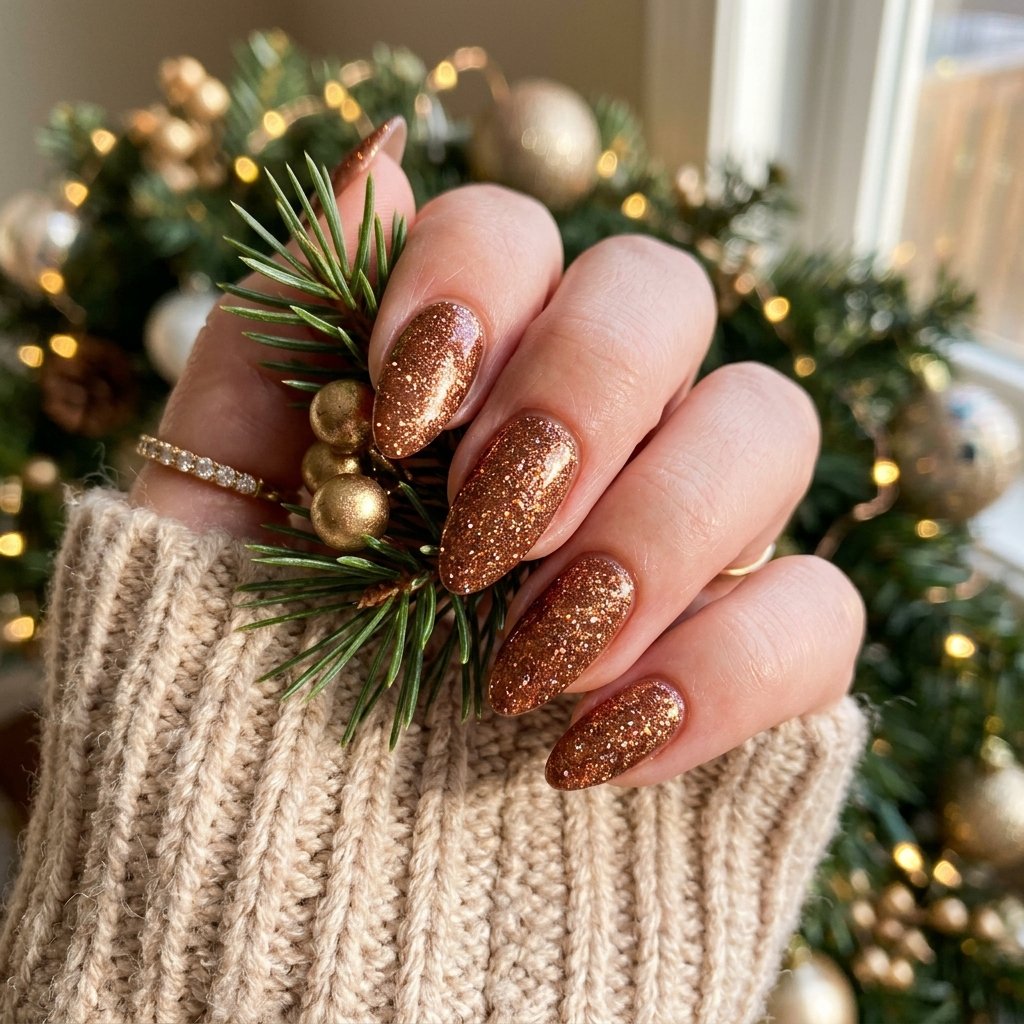Cinnamon Sugar Glitter Almond Variation