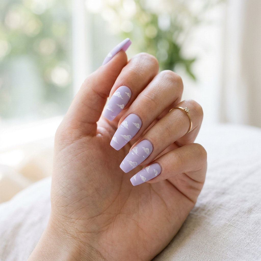 Pastel Lavender Dream Cloud Art