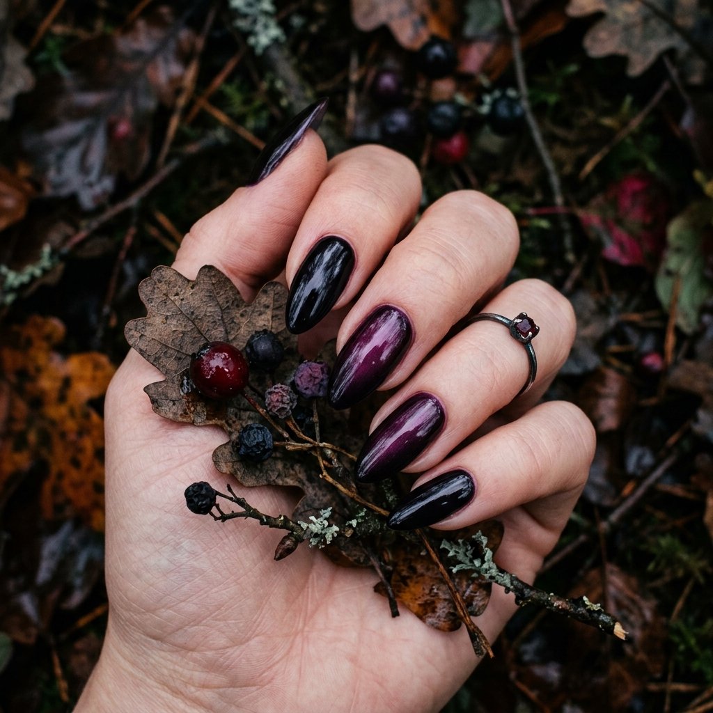 Glossy Blackberry Almond Aesthetic
