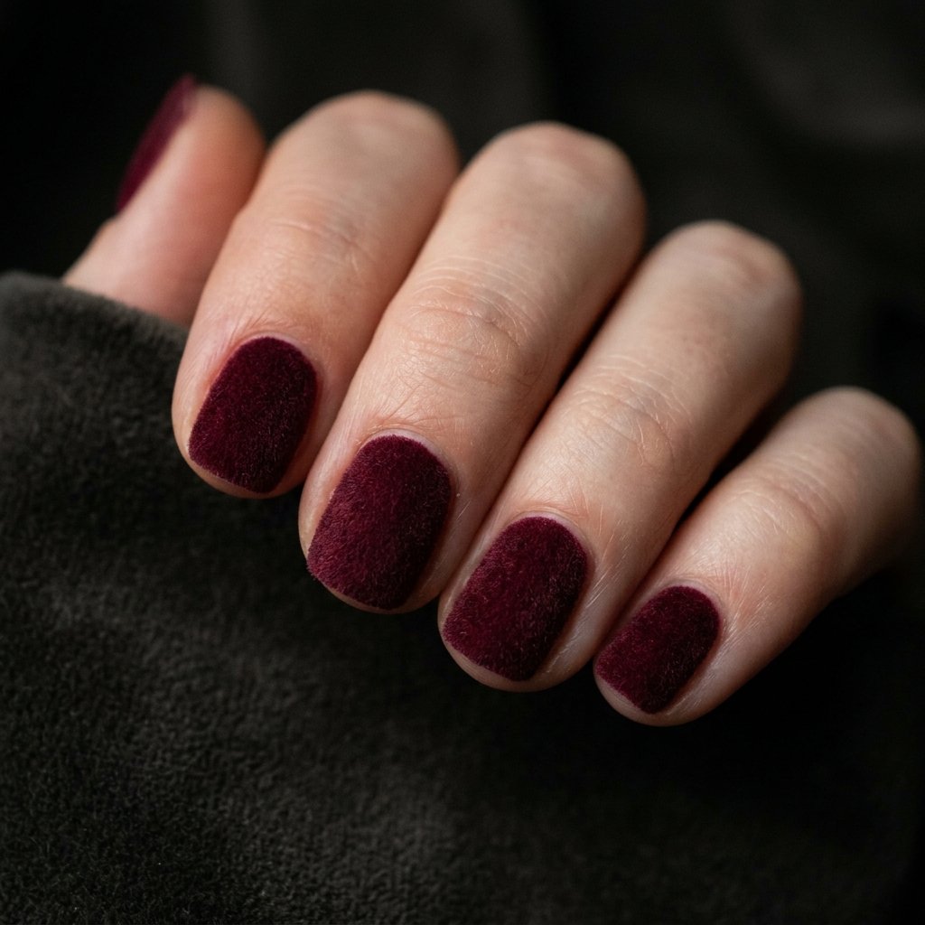 Matte Finish Short Nail Styles