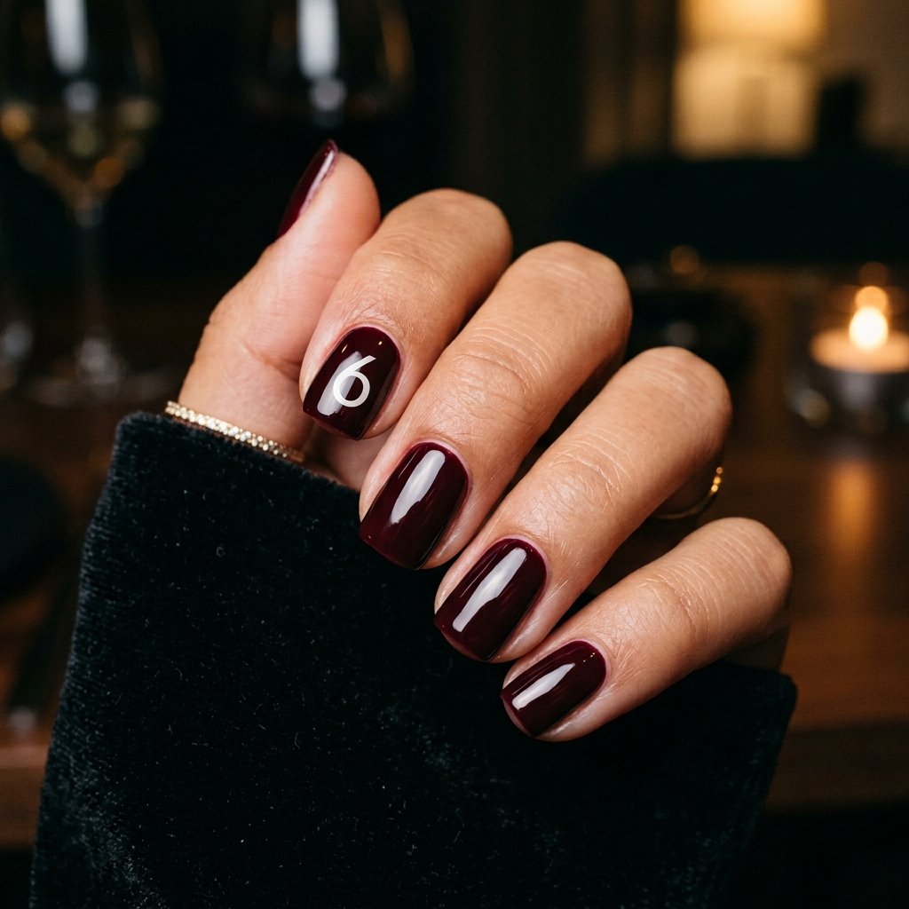 30 Fall Nails Ideas to Inspire Your Next Manicure This Season 2026 7 Black Cherry Nail Ideas