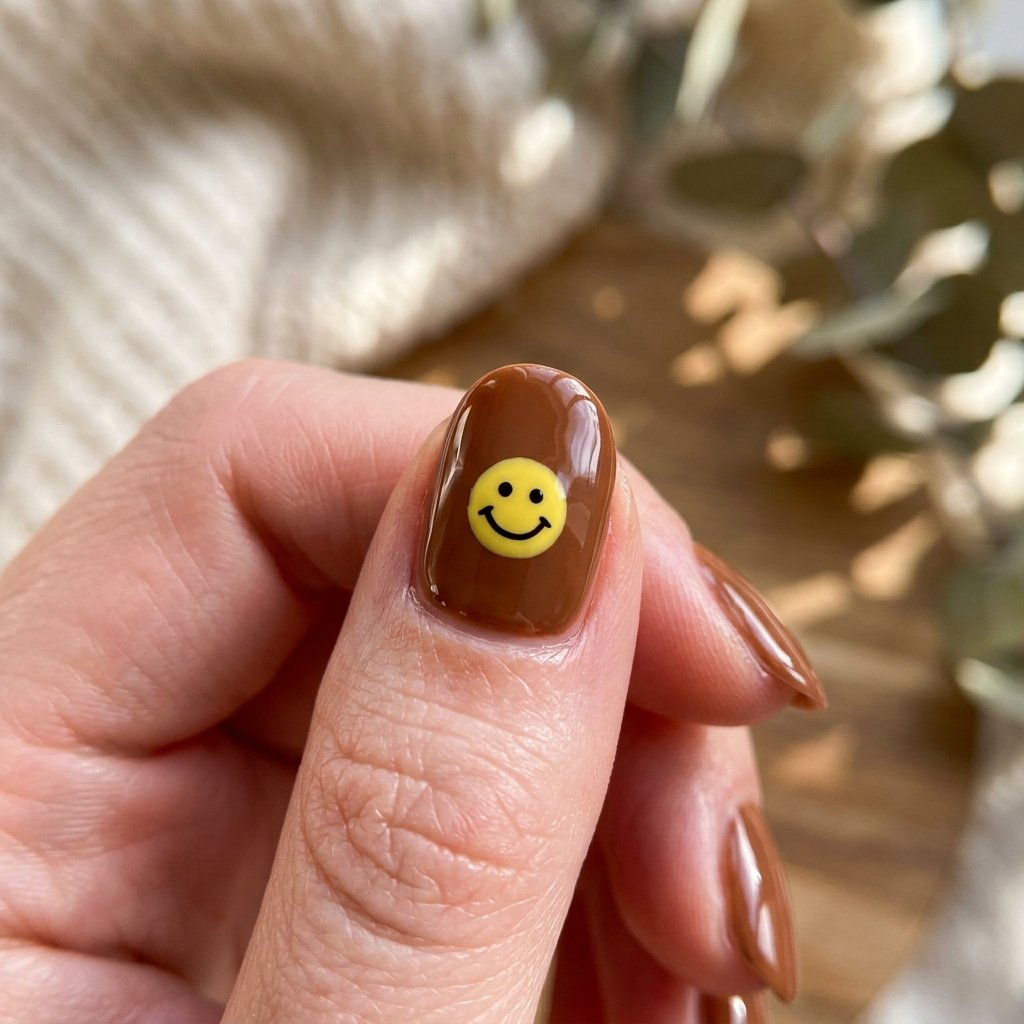 Cute Smiley Face Nail Ideas