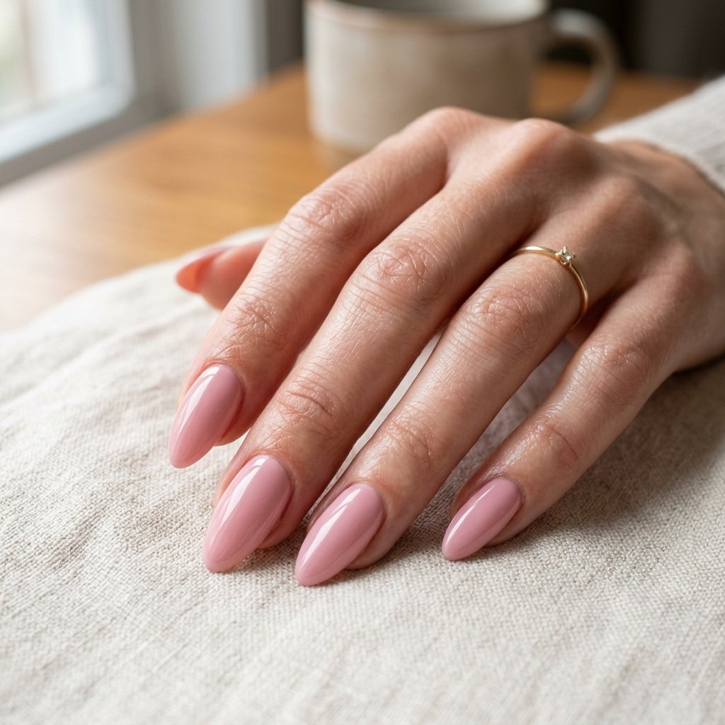 Pink Almond Shape Nail Ideas