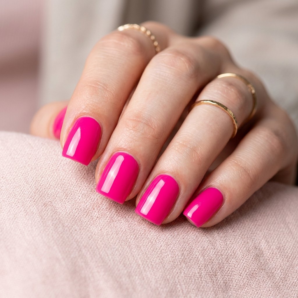 Barbie Pink Summer Nail Ideas