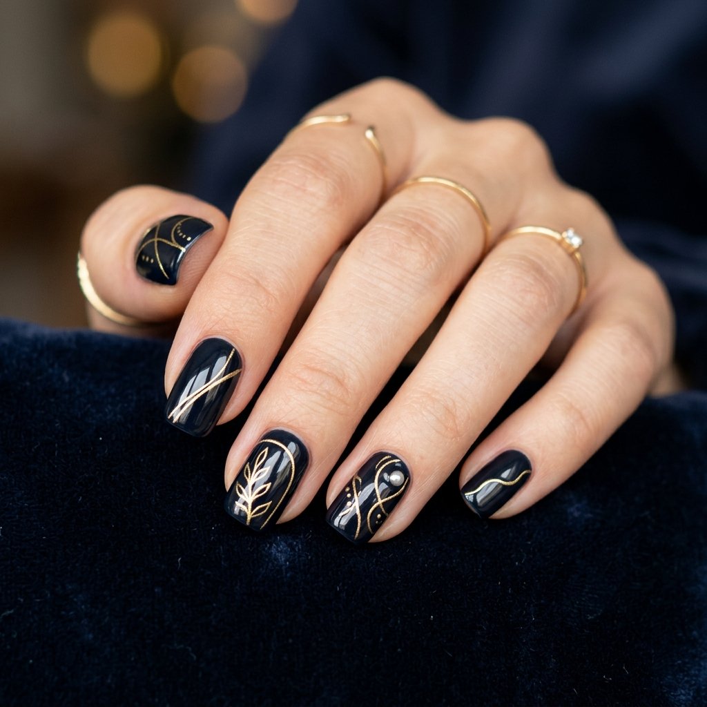 Simple Line Art Nail Ideas