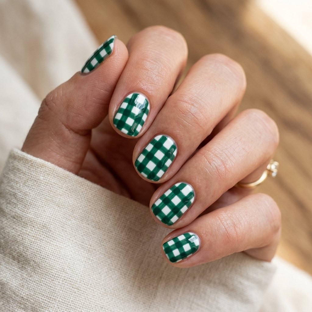 Monochrome Holiday Checkerboard