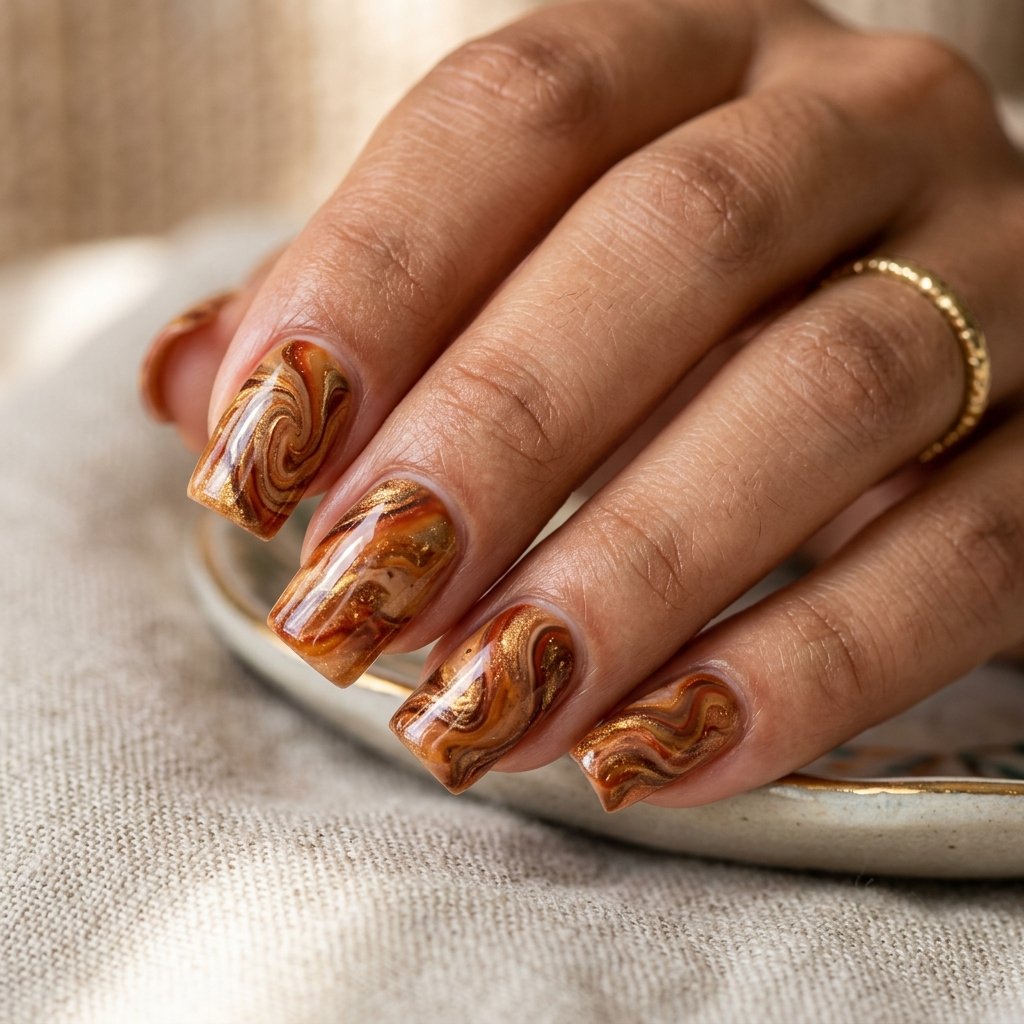 Marble Swirl Nail Ideas