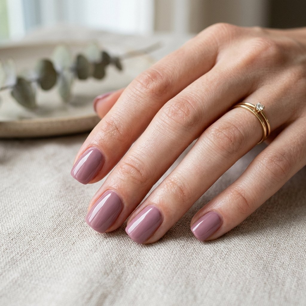 Muted Mauve Nail Ideas