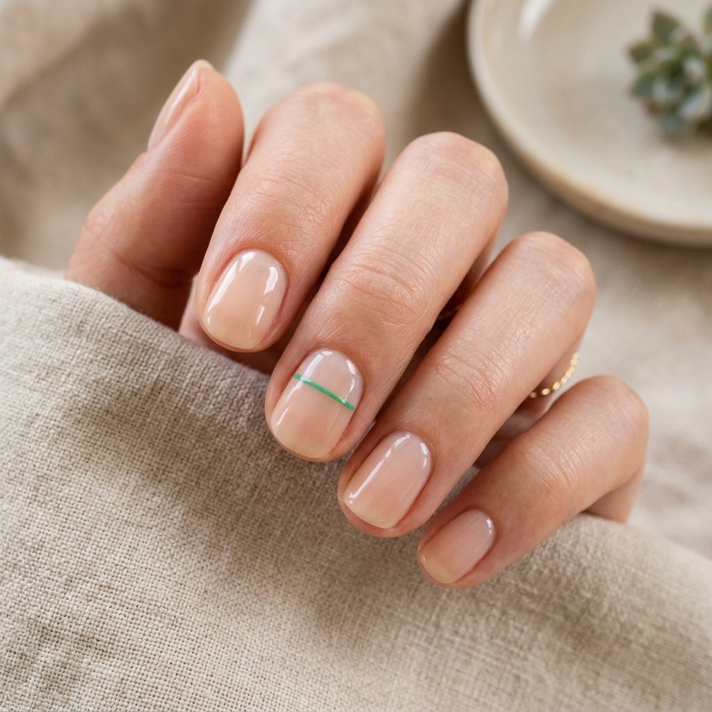 Jade Minimalist Nail Ideas