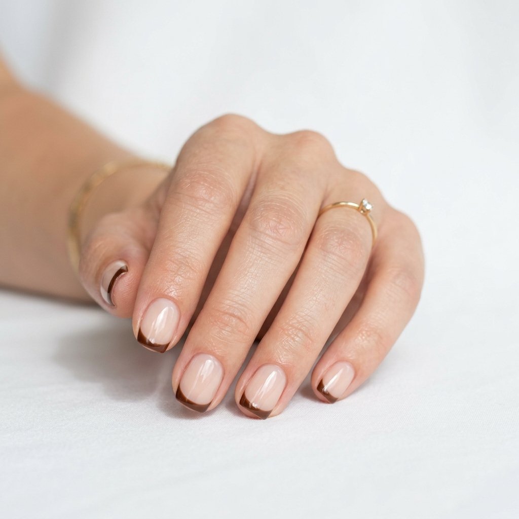 Simple French Tip Short Nail Ideas