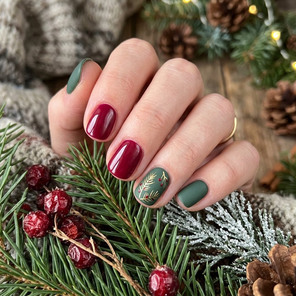 Berry and Pine Color Palette