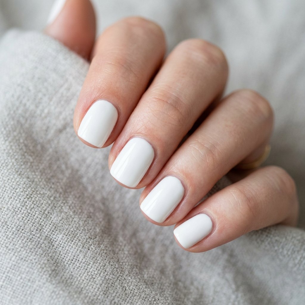 Crisp Winter White Nail Looks