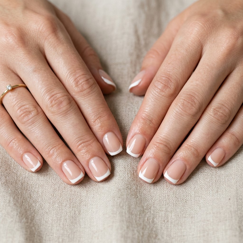 Classic White Tip Nail Ideas