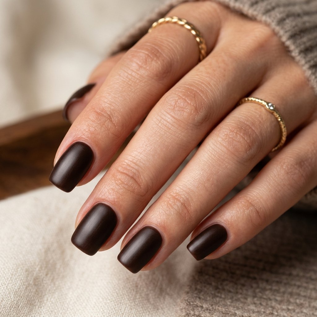 30 Fall Nails Ideas to Inspire Your Next Manicure This Season 2026 2 Espresso Brown Nail Ideas