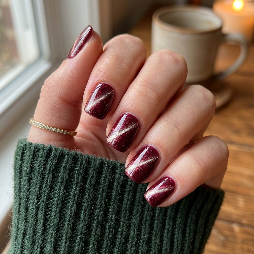 Deep Cranberry Cat Eye