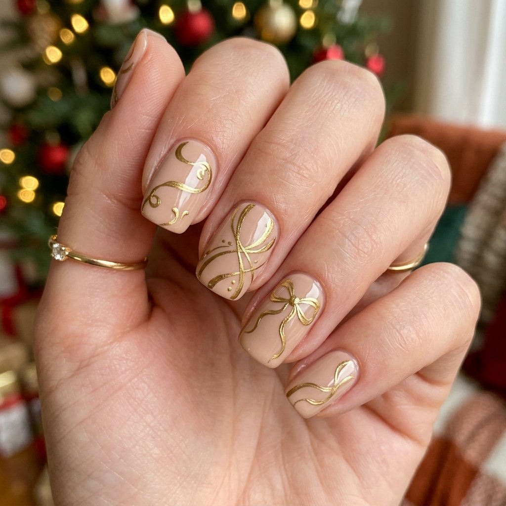 Vintage Gold Garland Lines