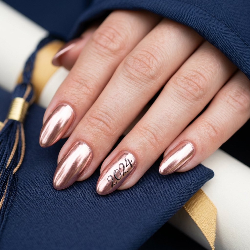 Graduation Nails Ideas: 29 Fresh Looks for Your Big Day 13 Class Year Nail Ideas