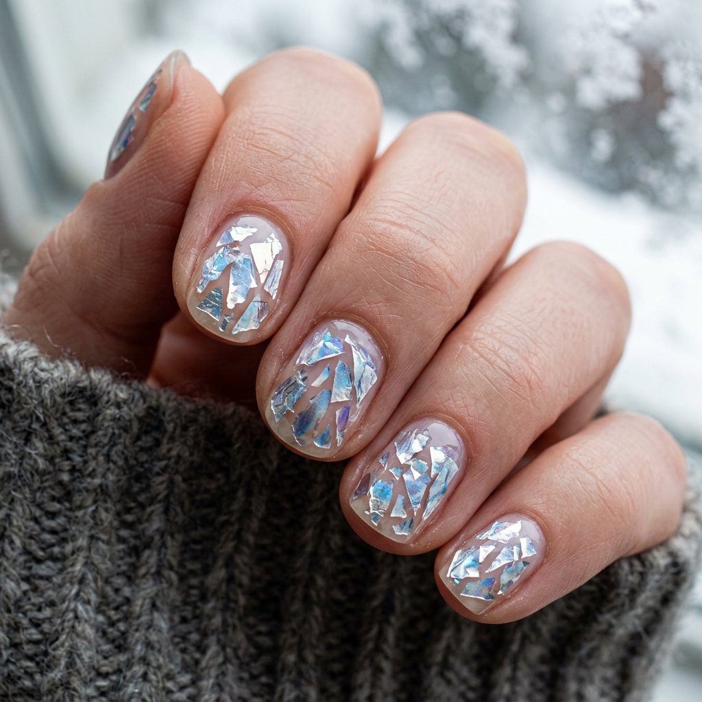 Iridescent Ice Crystals