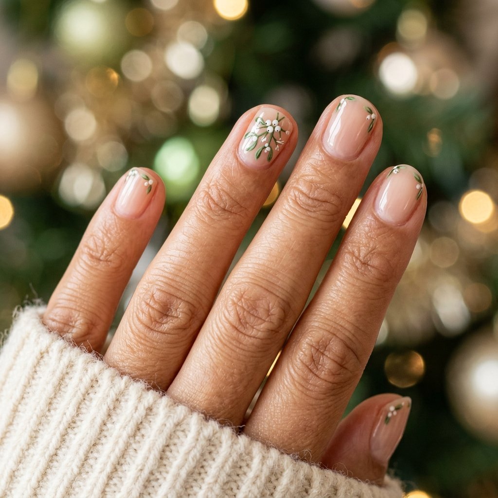 Festive Mistletoe Corner Details