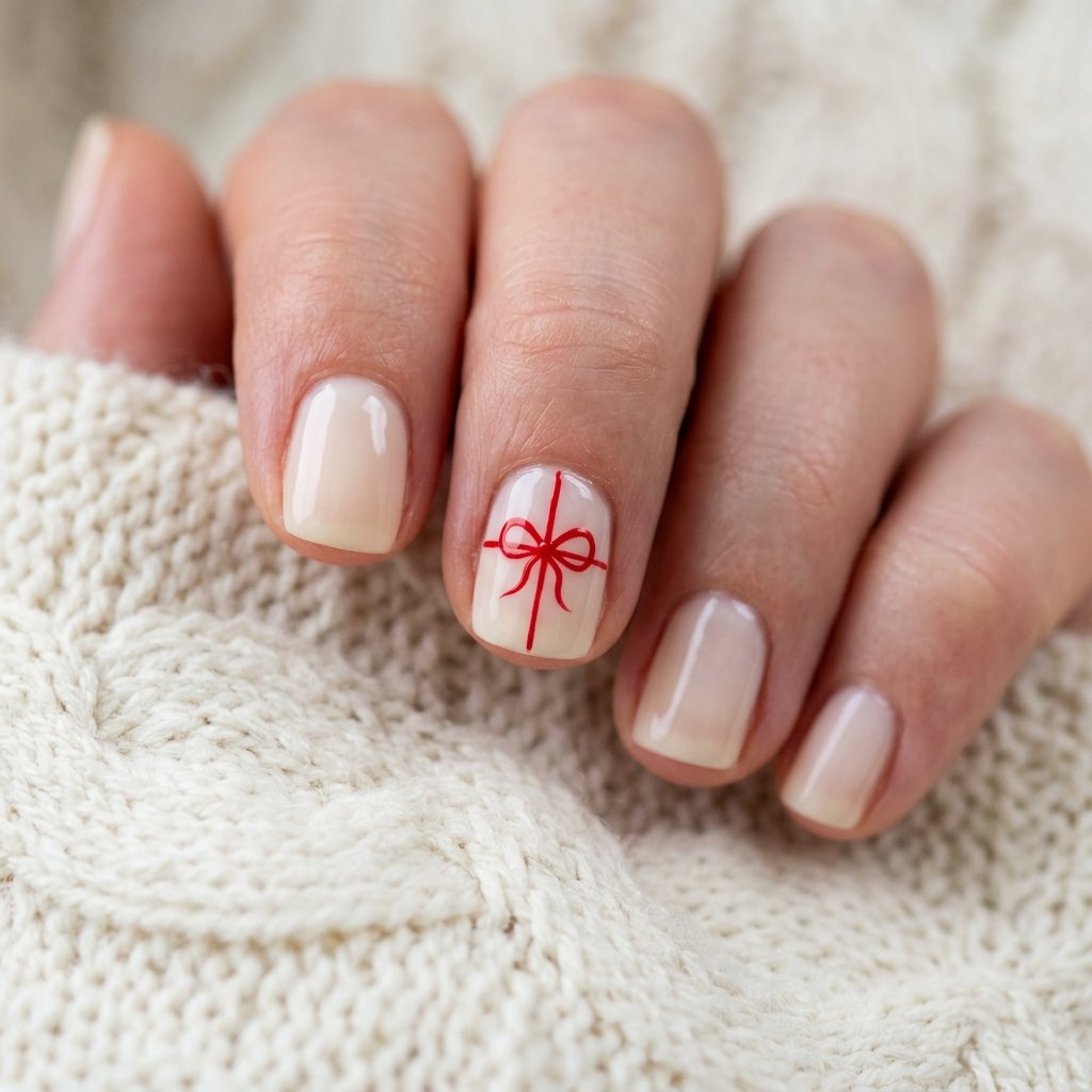 Fiery Red Bow Accents