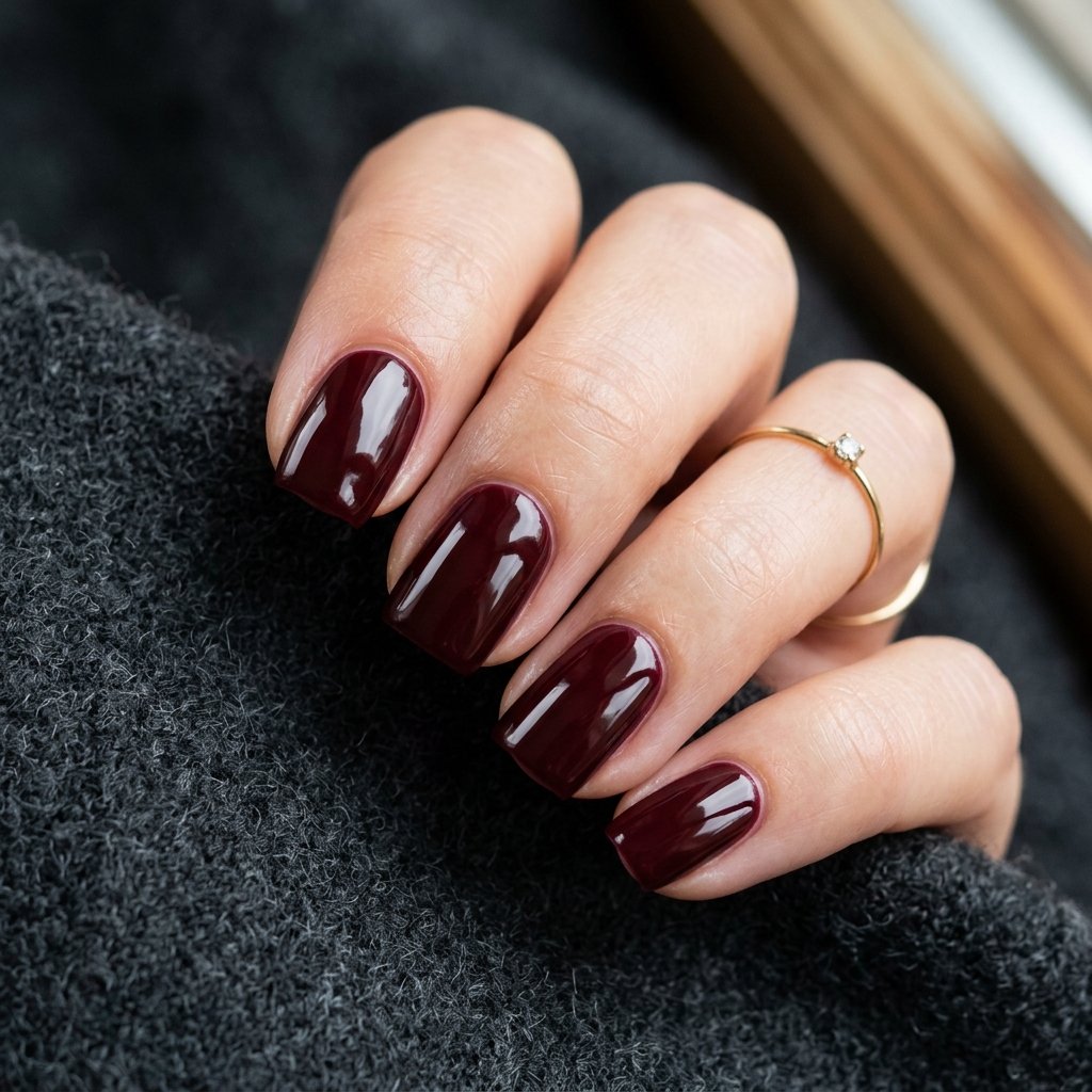Deep Wine Monochromatic Finish