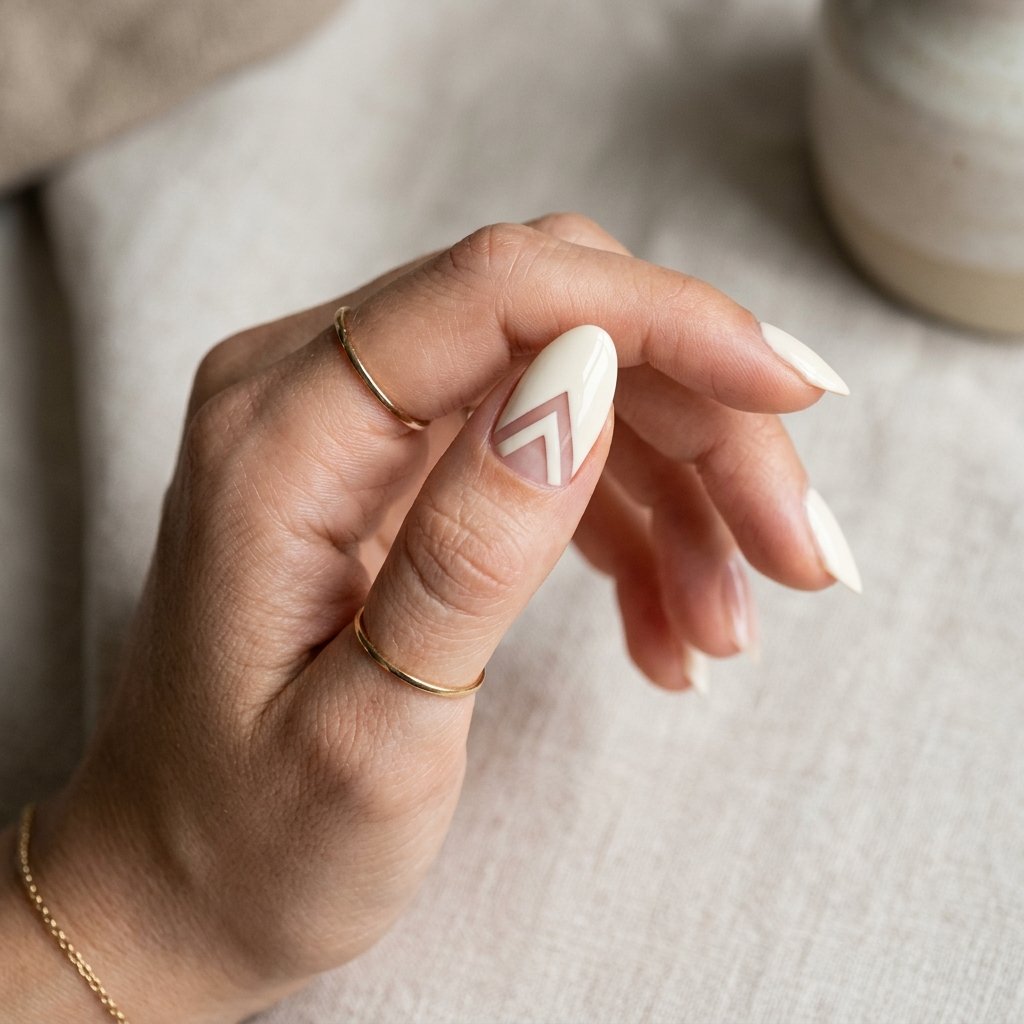 Graduation Nails Ideas: 29 Fresh Looks for Your Big Day 20 Negative Space Nail Ideas