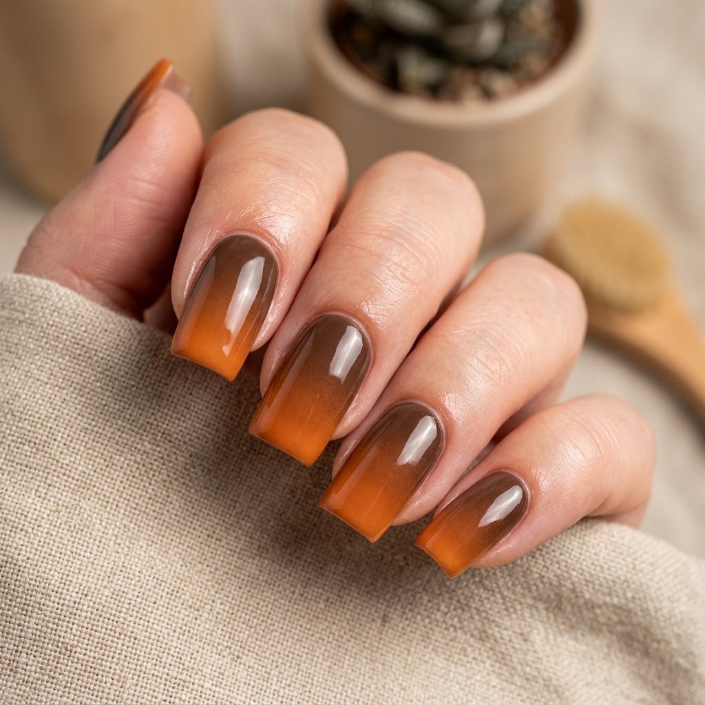 32 Fall Nails 2026 Ideas That Are Actually Wearable 11 Ombre Fall Nail Ideas