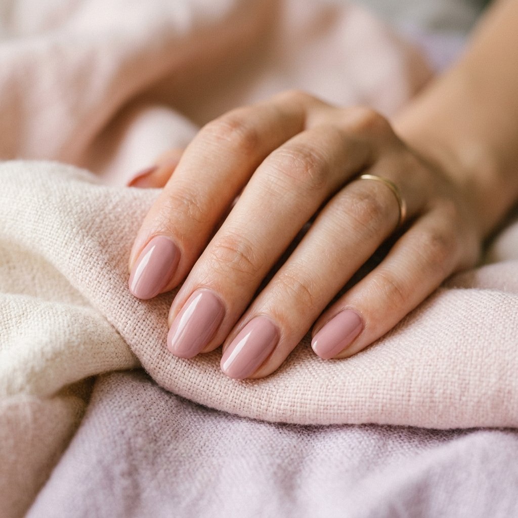Muted Pink Fall Nail Ideas