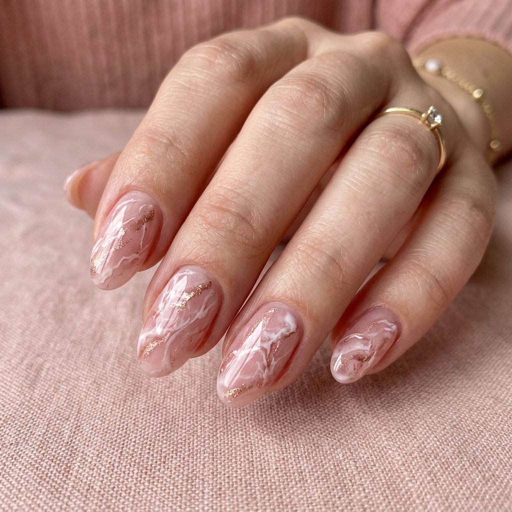 Winter Rose Quartz Marble